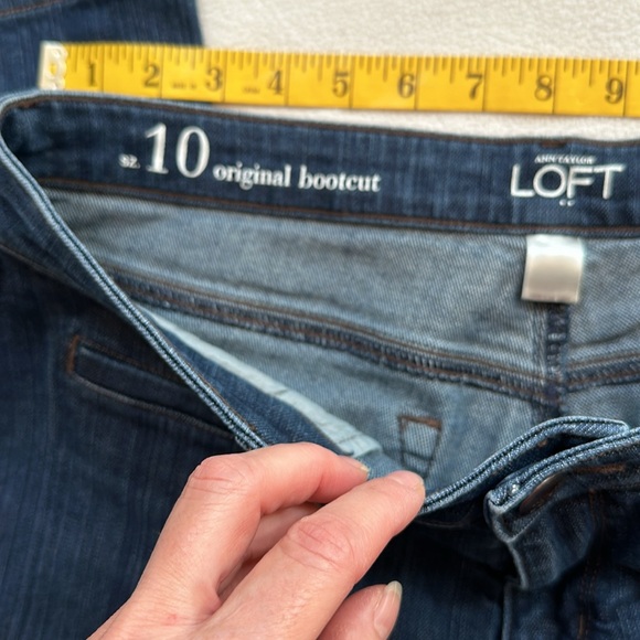 Land's End 10 Original Bootleg Jeans - Picture 3 of 5